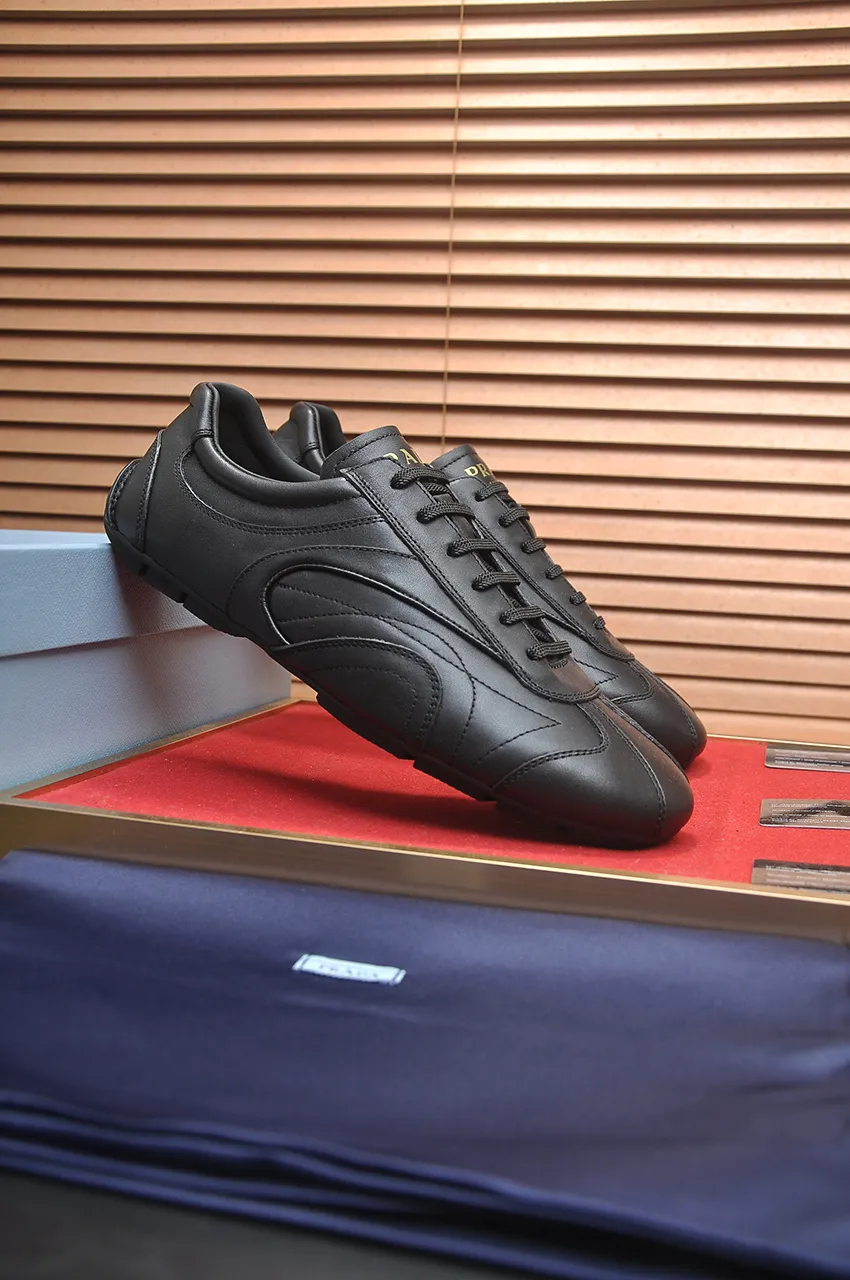 Men's shoes 💰560💶【PRADA】Prada casual shoes for couples, originally developed 1:1, made of high-mercerized cowhide with imported cowhide, silk sheepskin lining, rubber outsole, comfortable and soft on the feet, size for women: 35 to 40. Male 38 to 48💰🔥🔥🔥🔥🔥